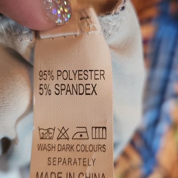 Tropical Print 2 Piece Maxi Skirt And Top Xl - Picture 3 of 3